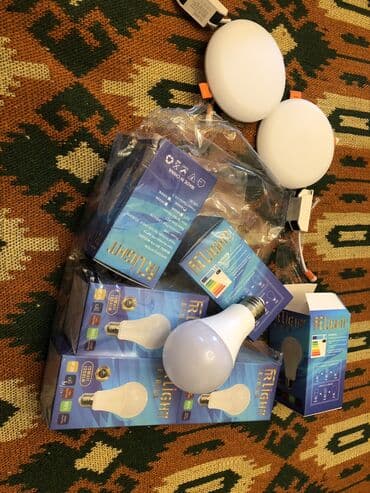 Lampa-10 ədəd, 15 watt, 15 man. Spot-4 ədəd,8 man. Hamısı lalafo.az -da Lampa-10 ədəd, 15 watt, 15 man. Spot-4 ədəd,8 man. Hamısı