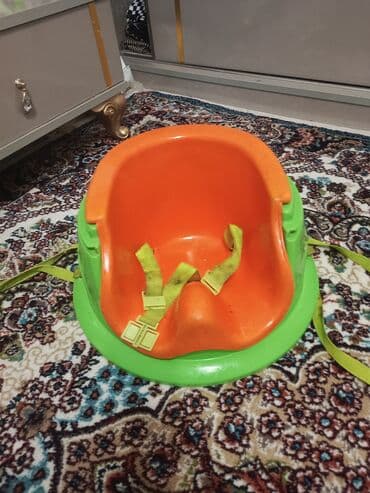 Uşaq oturacağı – yemək stulu üçün booster tipli - Rəng: narıncı lalafo.az -da Uşaq oturacağı – yemək stulu üçün booster tipli - Rəng: narıncı