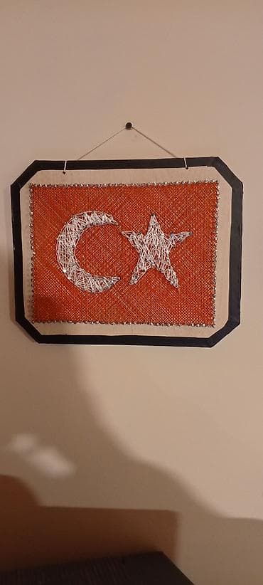 Dekorativ “string art” tablo-lar - Texnika: taxta lövhə üzərində lalafo.az -da — 2 Dekorativ “string art” tablo-lar - Texnika: taxta lövhə üzərində — 2