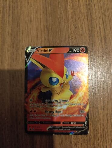Pokemon TCG kartı – Victini V - Tip: Basic, Yanğın (Fire) - HP: 190 - lalafo.az -da Pokemon TCG kartı – Victini V - Tip: Basic, Yanğın (Fire) - HP: 190 -