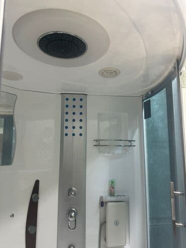 Duş poddonları: Hidromassajlı duş-kabin - Künc tipli oval forma, sürüşkən şüşə lalafo.az -da — 4 Duş poddonları: Hidromassajlı duş-kabin - Künc tipli oval forma, sürüşkən şüşə — 4