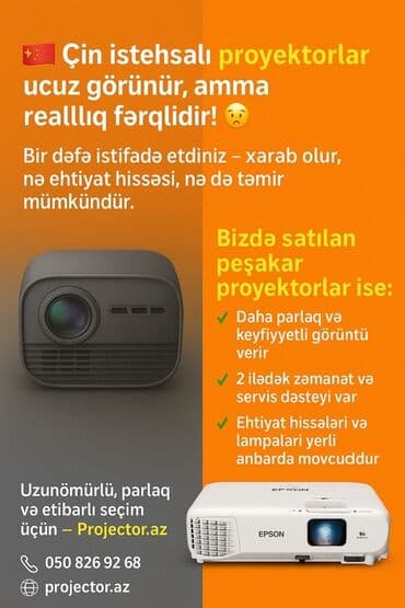 Proyektor Epson lalafo.az -da Proyektor Epson