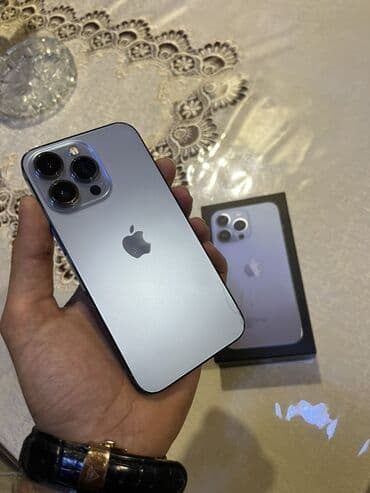 IPhone 13 Pro, 128 GB, Sierra Blue, Face ID lalafo.az -da IPhone 13 Pro, 128 GB, Sierra Blue, Face ID