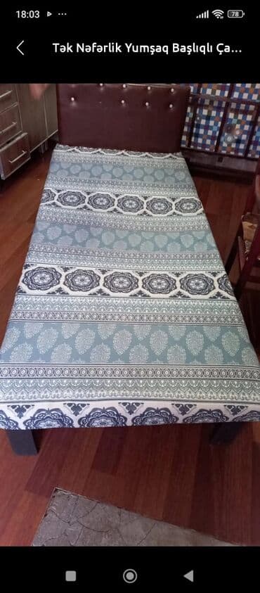 Təknəfərlik çarpayı, Bazasız, Matras ilə, Siyirməsiz lalafo.az -da Təknəfərlik çarpayı, Bazasız, Matras ilə, Siyirməsiz