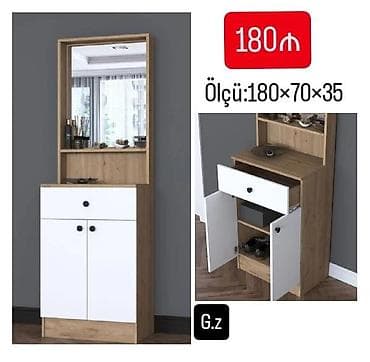 2 qapılı, Güzgülü, Ağ, Açılan, Düz dolab lalafo.az -da 2 qapılı, Güzgülü, Ağ, Açılan, Düz dolab