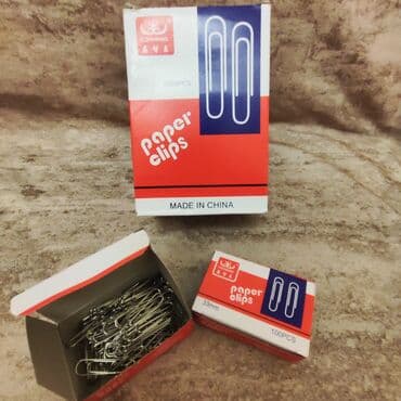 Kağız klipsləri - Toplu qutu: 1000 ədəd (10 x 100 ədədlik qutu) bağlı lalafo.az -da Kağız klipsləri - Toplu qutu: 1000 ədəd (10 x 100 ədədlik qutu) bağlı