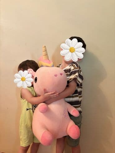 Böyük ölçülü yumşaq oyuncağ – Unicorn - Rəng: açıq çəhrayı bədən lalafo.az -da Böyük ölçülü yumşaq oyuncağ – Unicorn - Rəng: açıq çəhrayı bədən