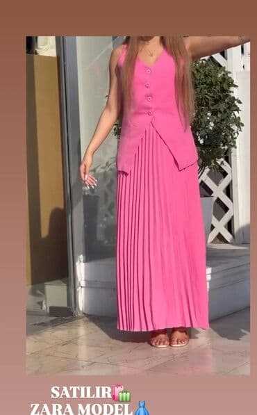 Satılır – Zara model geyim dəsti - Rəng: parlaq çəhrayı - Üst hissə lalafo.az -da Satılır – Zara model geyim dəsti - Rəng: parlaq çəhrayı - Üst hissə