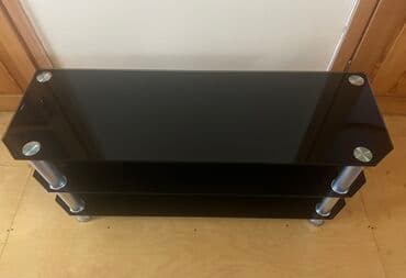 Lexus: Б/у, Прямой ТВ стенд, С полками, Стеклянный at lalafo.az — 3 Lexus: Б/у, Прямой ТВ стенд, С полками, Стеклянный — 3