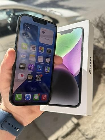 IPhone 14, 128 GB, Qara, Face ID lalafo.az -da IPhone 14, 128 GB, Qara, Face ID