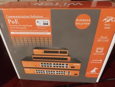 Wi-Tek WI-PS205H PoE Switch - 4 PoE FE portu + 2 uplink FE portu - lalafo.az -da Wi-Tek WI-PS205H PoE Switch - 4 PoE FE portu + 2 uplink FE portu -