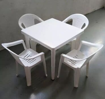 Yeni, Kvadrat masa, 4 stul lalafo.az -da Yeni, Kvadrat masa, 4 stul