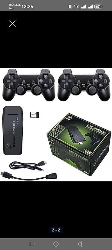 GameStick Lite retro oyun konsolu seti - HDMI qoşulan GameStick Lite lalafo.az -da GameStick Lite retro oyun konsolu seti - HDMI qoşulan GameStick Lite