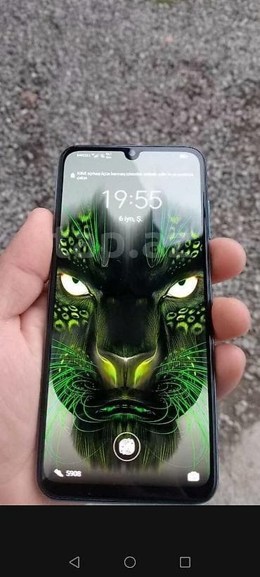 Huawei P30 Lite, цвет - Голубой, Отпечаток пальца at lalafo.az Huawei P30 Lite, цвет - Голубой, Отпечаток пальца
