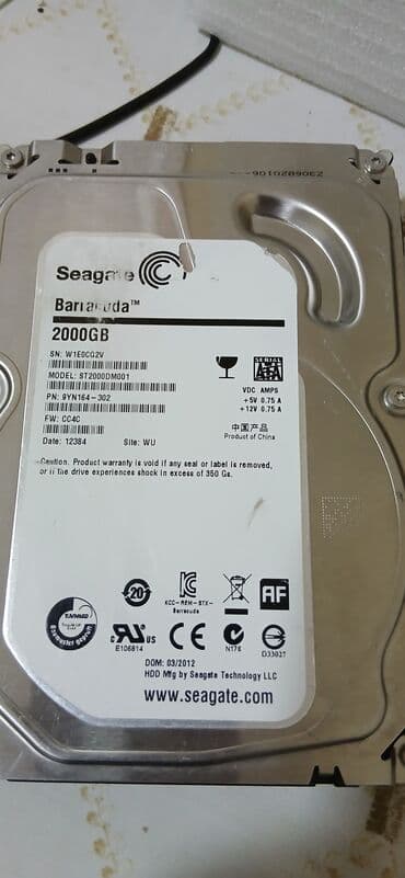 Daxili Sərt disk (HDD) Seagate, 2 TB, 3.5" lalafo.az -da Daxili Sərt disk (HDD) Seagate, 2 TB, 3.5"