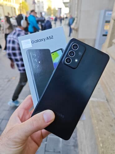 Samsung Galaxy A52, 128 GB, rəng - Qara, Barmaq izi lalafo.az -da Samsung Galaxy A52, 128 GB, rəng - Qara, Barmaq izi