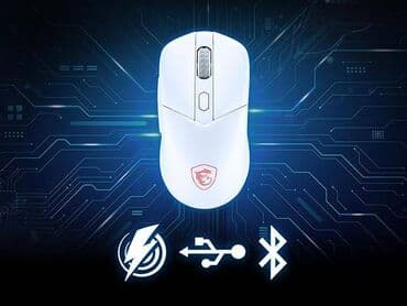 🖱️ MSI VERSA 300 Wireless White – Ultra Yüngül, Güclü və 50 Saata lalafo.az -da 🖱️ MSI VERSA 300 Wireless White – Ultra Yüngül, Güclü və 50 Saata