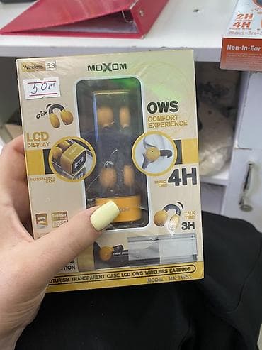 MOXOM MX-TW51 simsiz qulaqlıqlar - Bağlantı: Wireless 5.3 - OWS lalafo.az -da MOXOM MX-TW51 simsiz qulaqlıqlar - Bağlantı: Wireless 5.3 - OWS