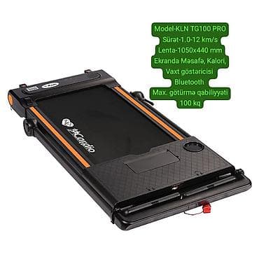 KLN TG100 PRO qaçış trenajoru - Sürət aralığı: 1.0–12 km/s - Qaçış lalafo.az -da KLN TG100 PRO qaçış trenajoru - Sürət aralığı: 1.0–12 km/s - Qaçış