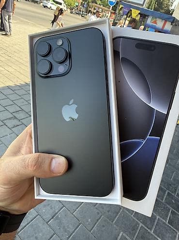 IPhone 16 Pro Max, 256 GB, Black Titanium lalafo.az -da IPhone 16 Pro Max, 256 GB, Black Titanium