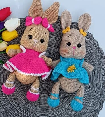 Əlcəklə toxunmuş amigurumi oyuncaqlar və körpə dəsti - Seçimlər lalafo.az -da Əlcəklə toxunmuş amigurumi oyuncaqlar və körpə dəsti - Seçimlər