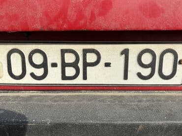 Nömrə nişanı: 09-BP-190 - Format: iki rəqəm – iki hərf – üç rəqəm - lalafo.az -da Nömrə nişanı: 09-BP-190 - Format: iki rəqəm – iki hərf – üç rəqəm -