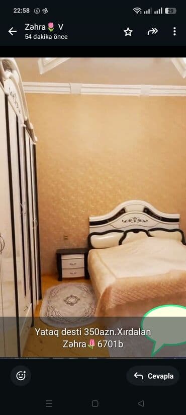 Yataq desti 350azn.Xırdalan
Zəhra🌷6701b lalafo.az -da Yataq desti 350azn.Xırdalan
Zəhra🌷6701b