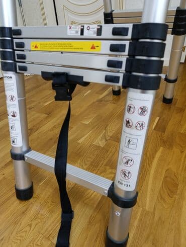 demir nerdivan: Teleskopik alüminium nərdivan - Teleskopik konstruksiya: hər iki lalafo.az -da — 2 demir nerdivan: Teleskopik alüminium nərdivan - Teleskopik konstruksiya: hər iki — 2