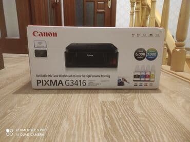 Canon g3416 rəngli tükənməyən rəngli printer.6000 vərəq qara ve 7000 lalafo.az -da Canon g3416 rəngli tükənməyən rəngli printer.6000 vərəq qara ve 7000
