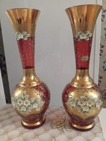 Vaza dəsti, Bogem şüşəsi lalafo.az -da Vaza dəsti, Bogem şüşəsi