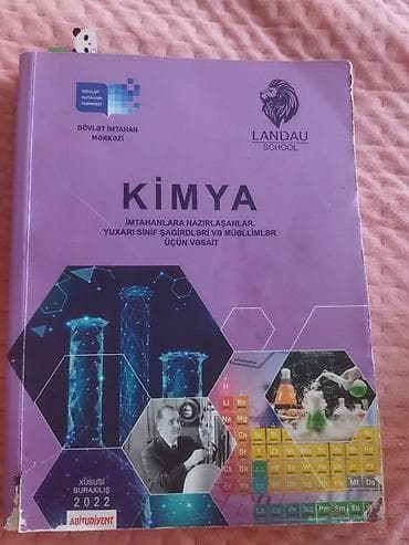 Kimya Landau qayda kitabı yeni nəşr. Üstündə qeydlər aparılıb, şəklin at lalafo.az Kimya Landau qayda kitabı yeni nəşr. Üstündə qeydlər aparılıb, şəklin
