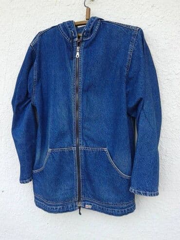 Куртка женская джинсовая с капюшоном(Канада)размер xxl(48-50)на молнии lalafo.az -da Куртка женская джинсовая с капюшоном(Канада)размер xxl(48-50)на молнии