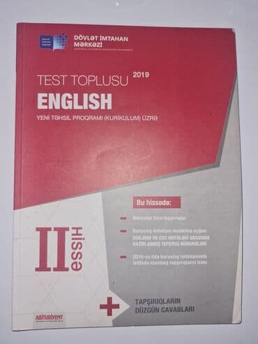 Английский сборник тестов русский сборник тестов химия сборник тестов lalafo.az -da Английский сборник тестов русский сборник тестов химия сборник тестов