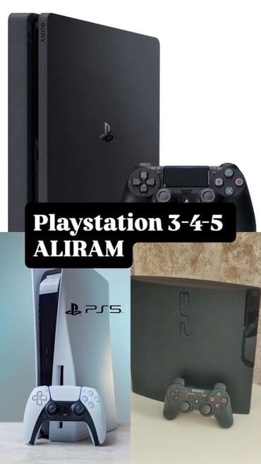 Playstation 3 Playstation 4 Playstation 5 alıram! Kimdə qeyd etdiyimiz lalafo.az -da Playstation 3 Playstation 4 Playstation 5 alıram! Kimdə qeyd etdiyimiz