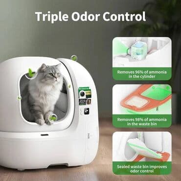 Био-туалеты и наполнители: Petkit Purobot MAX Pro 2 (P9904) 76 litr tutum, 10 kq-dan kiçik at lalafo.az — 2 Био-туалеты и наполнители: Petkit Purobot MAX Pro 2 (P9904) 76 litr tutum, 10 kq-dan kiçik — 2