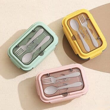 Bento Box – iki bölməli nahar qabı və dəsti - Ölçülər: 20 x 12 x 7 sm lalafo.az -da Bento Box – iki bölməli nahar qabı və dəsti - Ölçülər: 20 x 12 x 7 sm