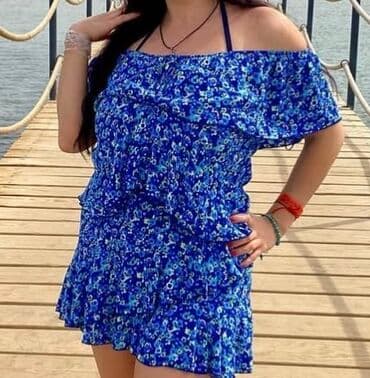 Zaradan alinib Mavi rəngdə, çiçək naxışlı, qısaqol Zara qadın don lalafo.az -da Zaradan alinib Mavi rəngdə, çiçək naxışlı, qısaqol Zara qadın don