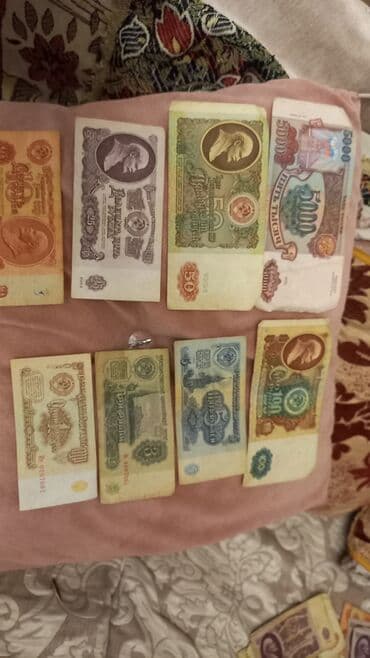 Məhsul: SSRİ dövrünə aid kağız pul kolleksiyası Təsvir: - Müxtəlif lalafo.az -da Məhsul: SSRİ dövrünə aid kağız pul kolleksiyası Təsvir: - Müxtəlif