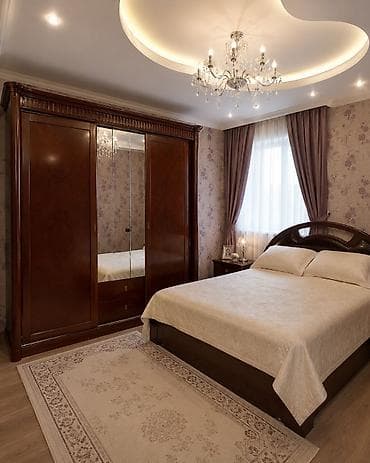 Klassik üslubda böyük qarderob şkafı - Material: tünd qəhvəyi rəngli lalafo.az -da Klassik üslubda böyük qarderob şkafı - Material: tünd qəhvəyi rəngli