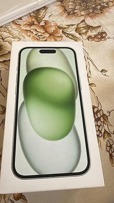 IPhone 15, Yaşıl, Face ID lalafo.az -da IPhone 15, Yaşıl, Face ID