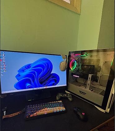 GAMING PC + FULL SET SATILIR (Logitech + PS4) 💻 Güclü gaming və iş lalafo.az -da GAMING PC + FULL SET SATILIR (Logitech + PS4) 💻 Güclü gaming və iş