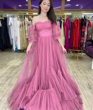 - Məhsul: Zərif ziyafət/gecə geyimi - Rəng: Çəhrayı (toz gül tonunda) lalafo.az -da - Məhsul: Zərif ziyafət/gecə geyimi - Rəng: Çəhrayı (toz gül tonunda)