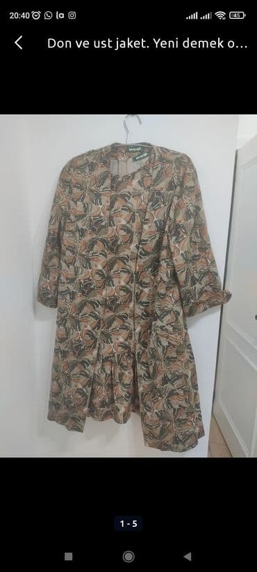 Don ve ust jaket. Yeni demek olar. Cemir bir defe bir saatliq geyilib lalafo.az -da Don ve ust jaket. Yeni demek olar. Cemir bir defe bir saatliq geyilib