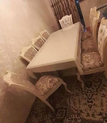 Masa dəsti satılır. - Ölçü: 2 x 1 m - Oturacaq sayı: 8 ədəd - Klassik lalafo.az -da Masa dəsti satılır. - Ölçü: 2 x 1 m - Oturacaq sayı: 8 ədəd - Klassik