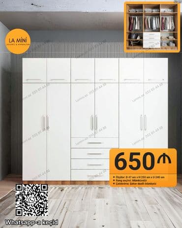 Düz dolab, Yataq otağı üçün, Paltar üçün, Açılan, Korpuslu lalafo.az -da Düz dolab, Yataq otağı üçün, Paltar üçün, Açılan, Korpuslu