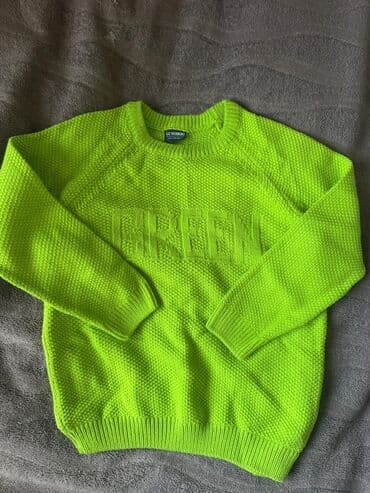 LC Waikiki uşaq sviteri - Rəng: parlaq neon yaşıl - Ön hissədə lalafo.az -da LC Waikiki uşaq sviteri - Rəng: parlaq neon yaşıl - Ön hissədə