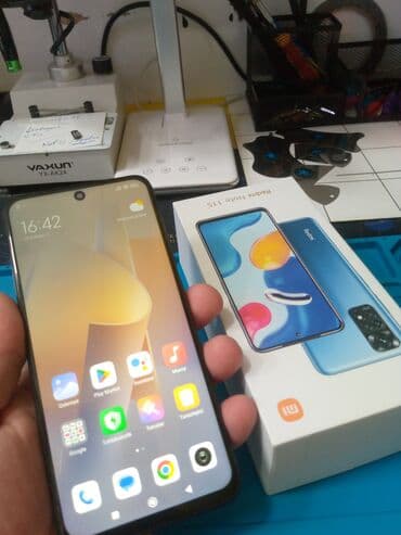 Redmi Note 11S, 128 GB, rəng - Boz, Sensor, Barmaq izi, İki sim kartlı lalafo.az -da Redmi Note 11S, 128 GB, rəng - Boz, Sensor, Barmaq izi, İki sim kartlı