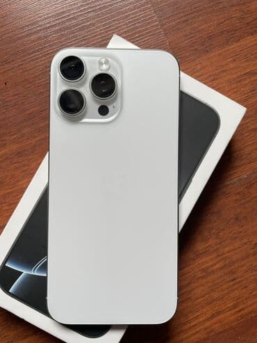 IPhone 16 Pro Max, 256 GB, White Titanium lalafo.az -da IPhone 16 Pro Max, 256 GB, White Titanium