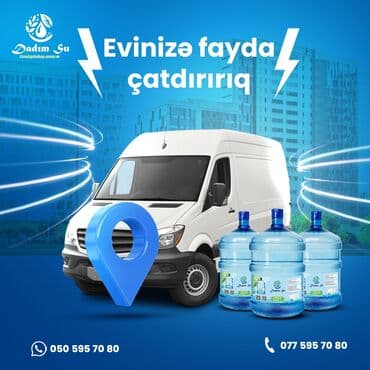 Dadım Su markasına aid su daşıma xidməti, müştərilərə təmiz və mineral lalafo.az -da Dadım Su markasına aid su daşıma xidməti, müştərilərə təmiz və mineral