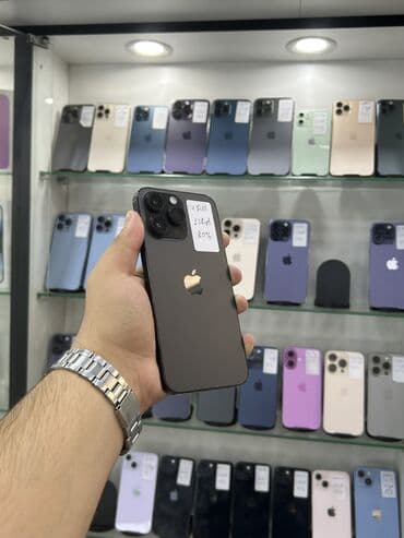 IPhone 14 Pro Max, 128 GB, Qara, Face ID lalafo.az -da IPhone 14 Pro Max, 128 GB, Qara, Face ID